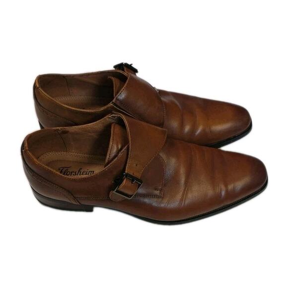 Florsheim Belfast Monk Strap Shoes Cognac Leather Mens 11.5M Dress main image 14